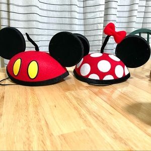 Authentic Disney Parks Mickey and Minnie Ear Hats